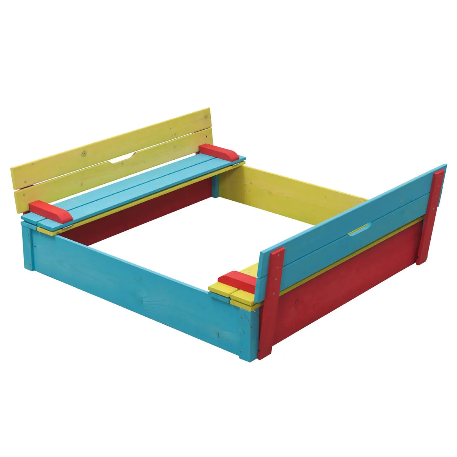 Swingking Houten Zandbak Gekleurd - Sepp