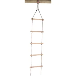 Swingking Touwladder met Houten Treden, 190cm