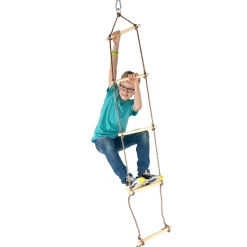 Swingking Touwladder met Houten Treden, 190cm