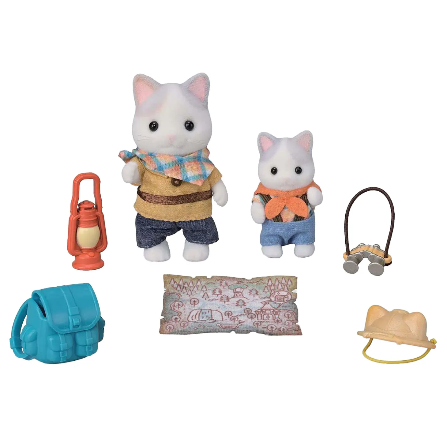 Sylvanian Families 5763 Duo Avonturies Latte Kat Broer en Baby