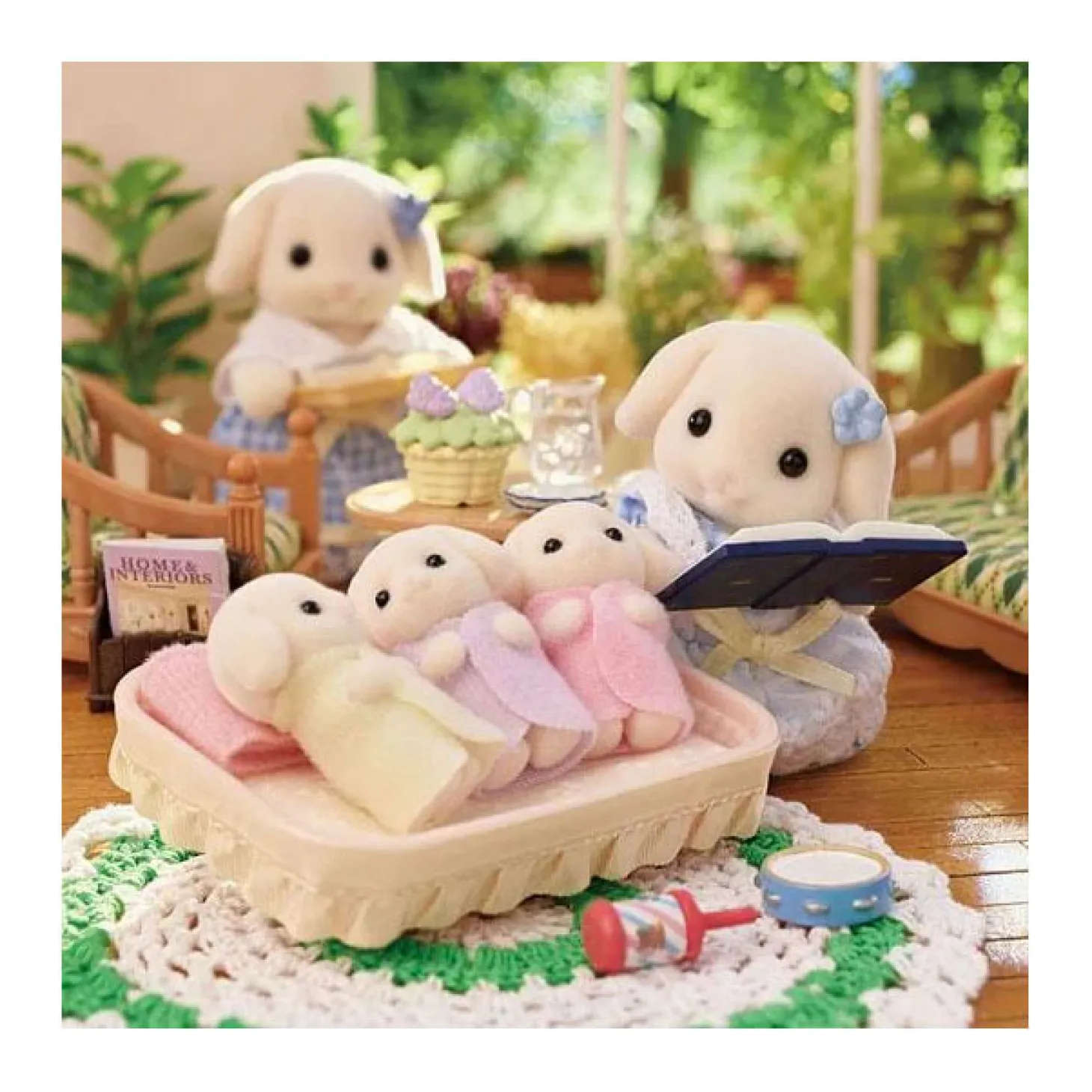 Sylvanian Families 5735 Familie Bloemen Hangoor Konijn