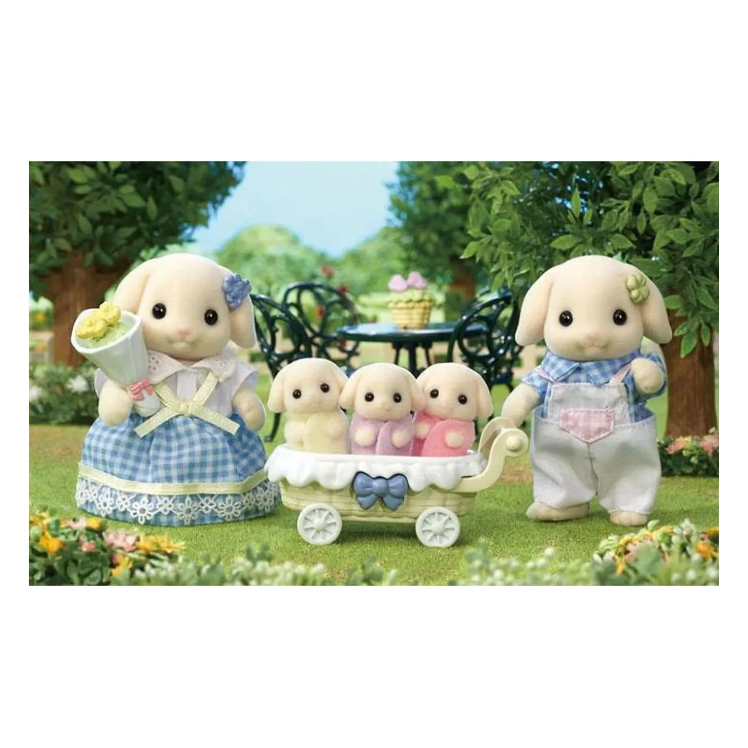 Sylvanian Families 5735 Familie Bloemen Hangoor Konijn