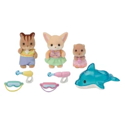 Sylvanian Families 5749 Trio Peutervriendjes - Zwembad Fun