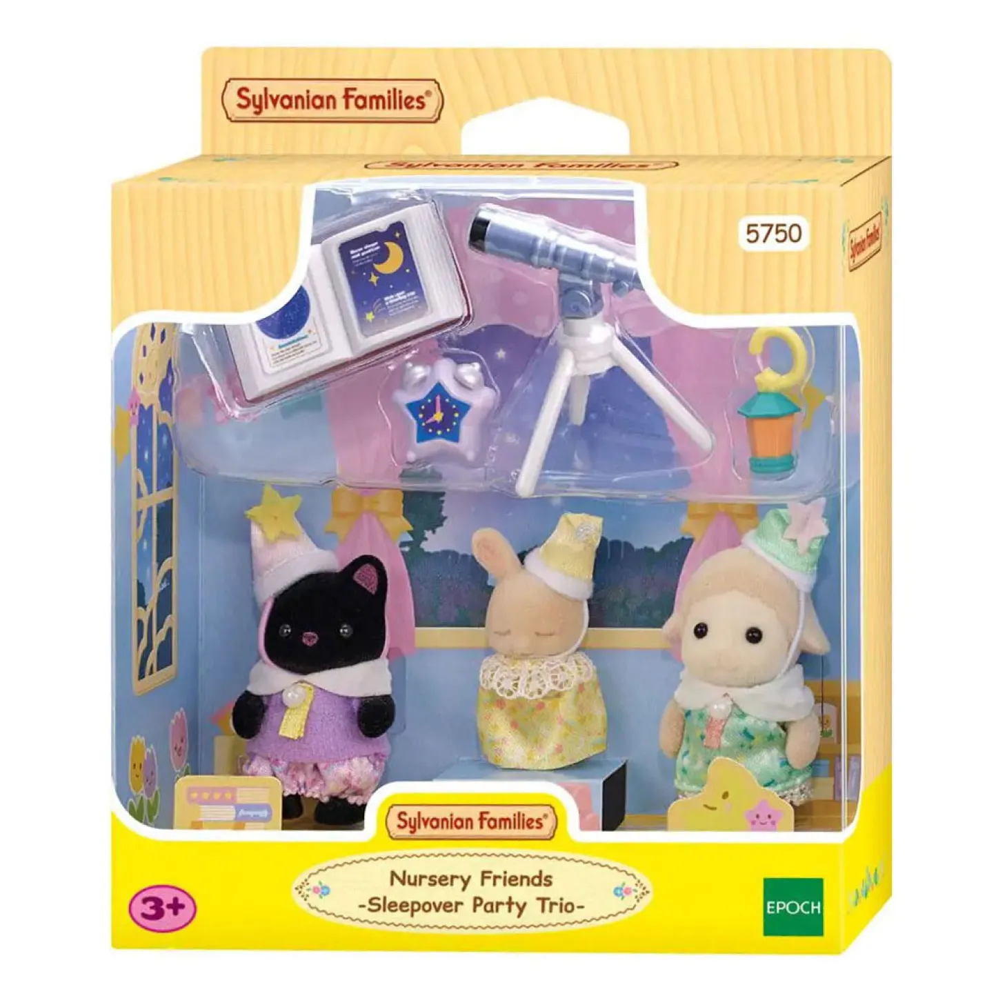 Sylvanian Families 5750 Trio Peutervriendjes - Pyjama Party
