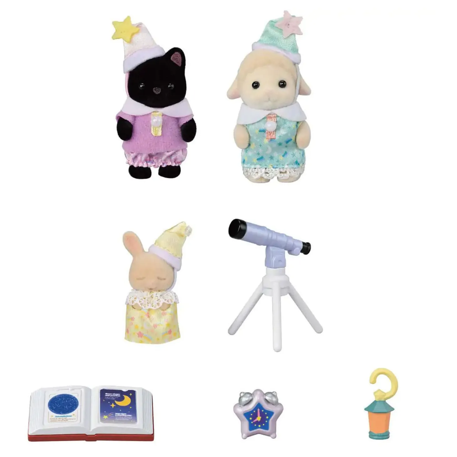 Sylvanian Families 5750 Trio Peutervriendjes - Pyjama Party