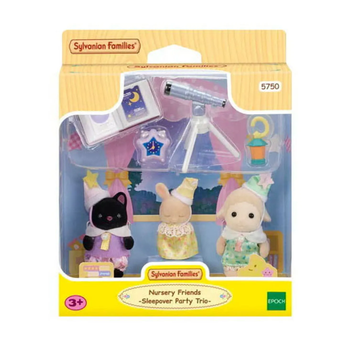 Sylvanian Families 5750 Trio Peutervriendjes - Pyjama Party