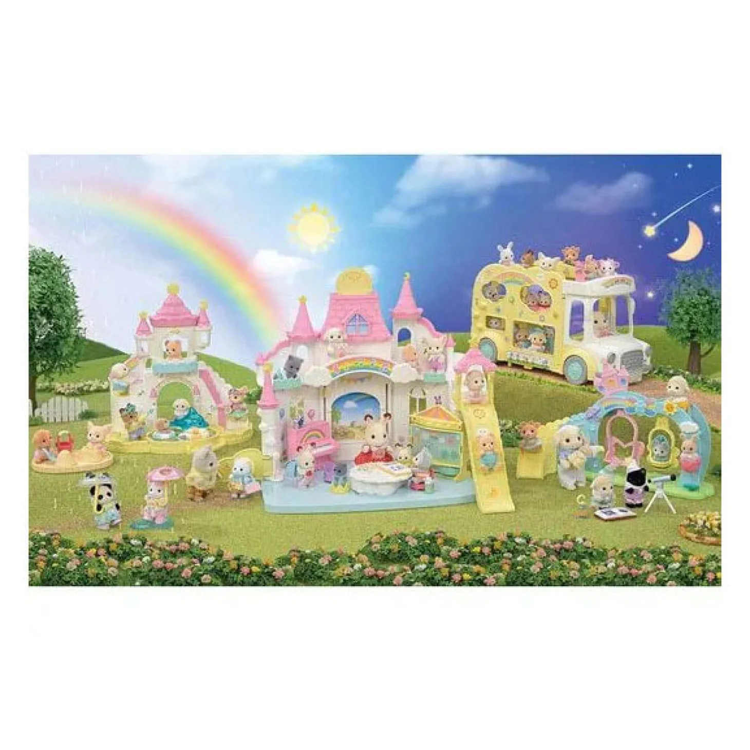 Sylvanian Families 5750 Trio Peutervriendjes - Pyjama Party