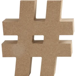 Symbool # MDF 13cm, 1st.
