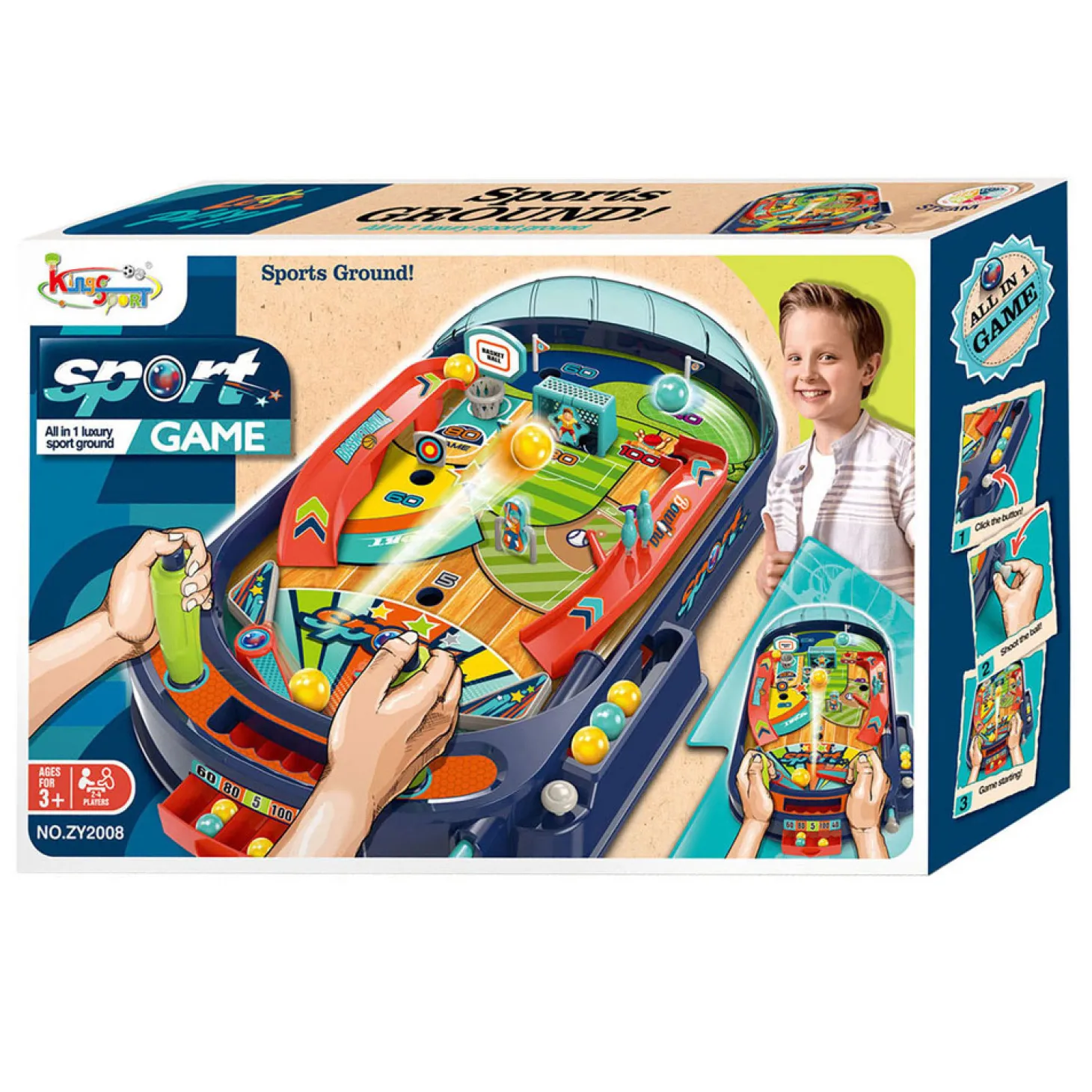 Tafelgame Pinball Flipperkast