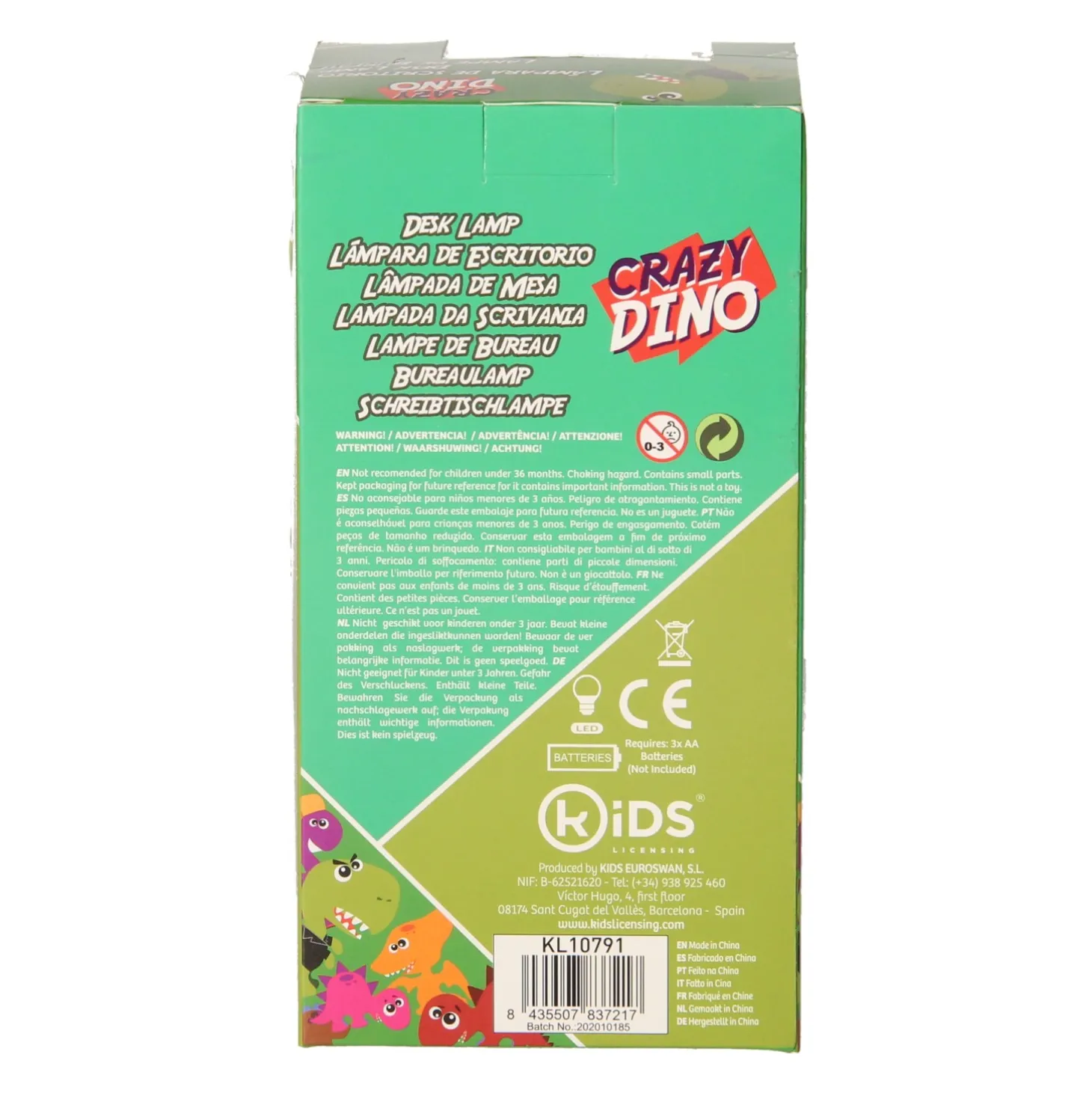 Tafellamp Dinosaurus