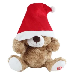 Take Me Home Dansende Beer met Kerstmuts en Muziek