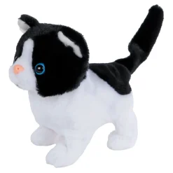 Take Me Home Interactieve Looppoes Zwart Wit, 15,5cm