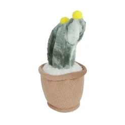 Take Me Home Knuffel Plant Pluche - Lichtbruine Pot Gele Knop