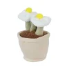Take Me Home Knuffel Plant Pluche - Witte Pot Gele Bloemen