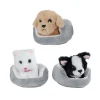 Take Me Home Knuffel Pluche - Hond of Poes in Mand, 12cm