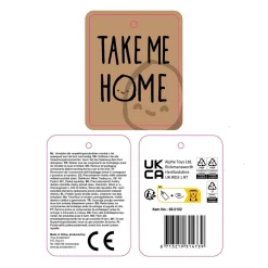 Take Me Home Konijn Pluche Knuffel Zittend, 20cm