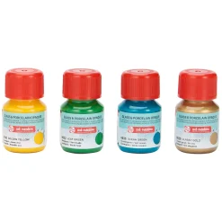 Talens Art Creat.Glas & Porselein Dekkend 4x30ml Groen Goud