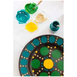 Talens Art Creat.Glas & Porselein Dekkend 4x30ml Groen Goud