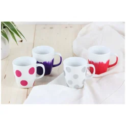 Talens Art Creat.Glas & Porselein Dekkend 4 X30ml Roze Zilver