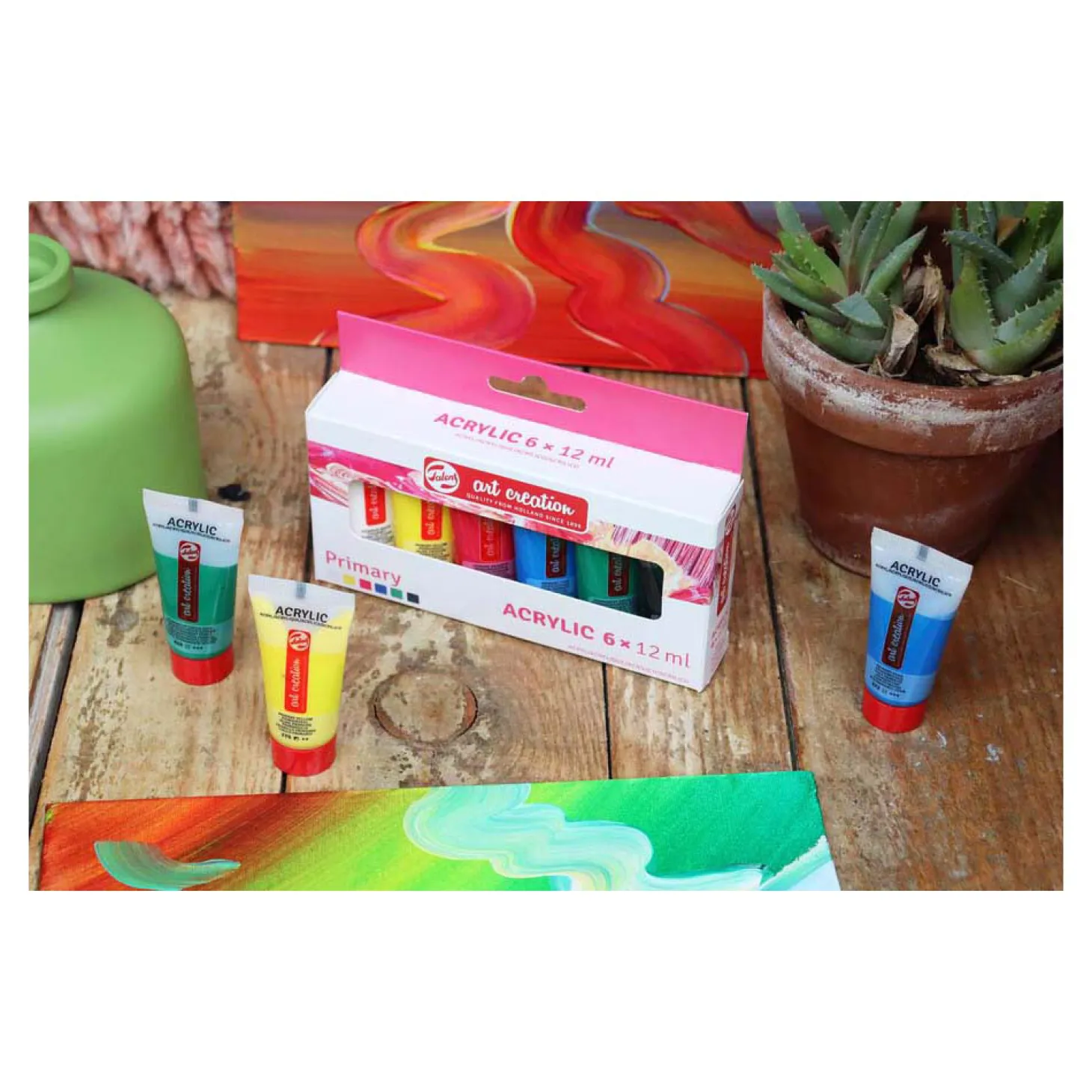 Talens Art Creation Acrylverf Set Primary, 6x12ml