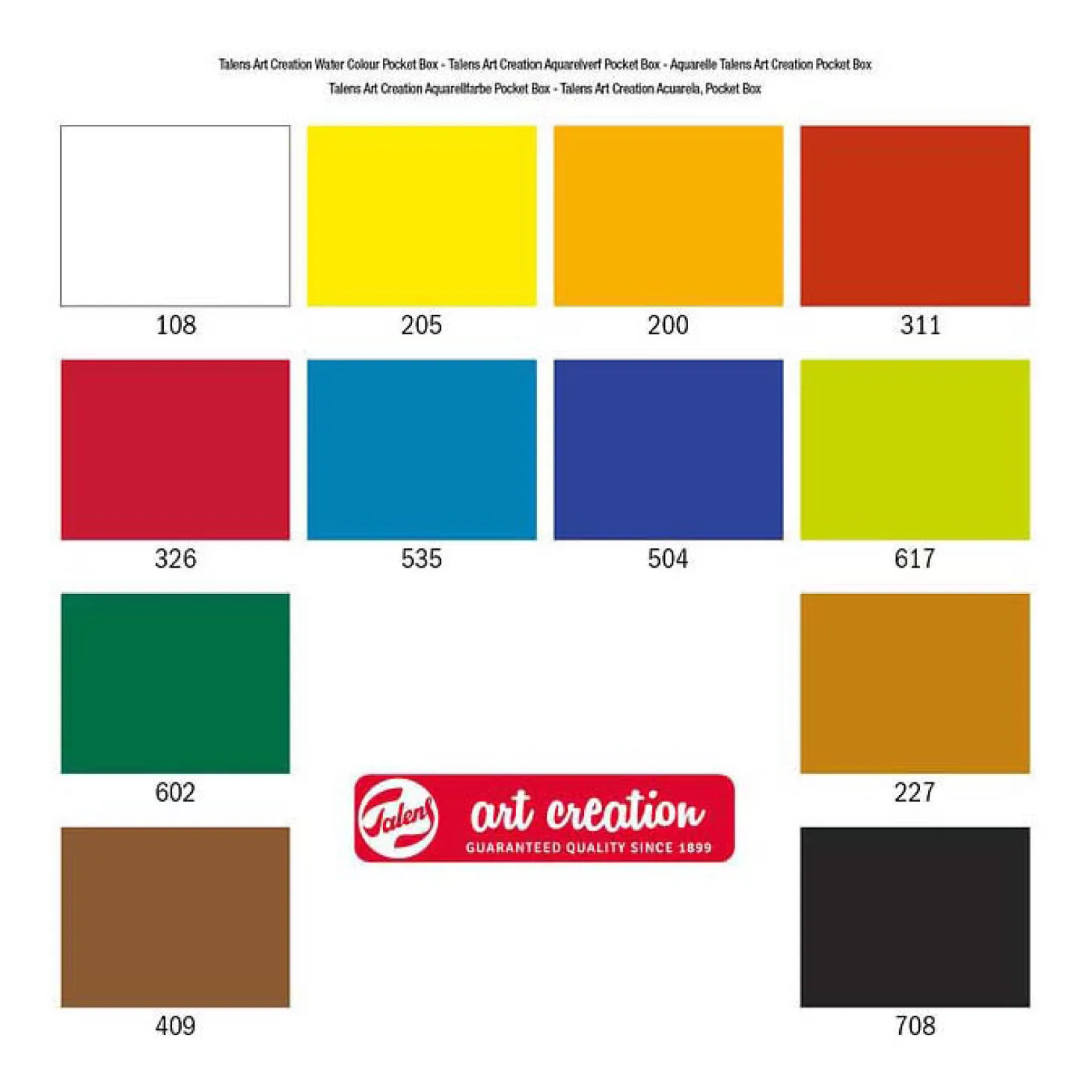 Talens Art Creation Aquarelverf Pocket Box