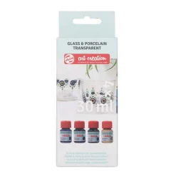Talens Art Creation Glas & Porselein Transp. 4x30ml Blauw