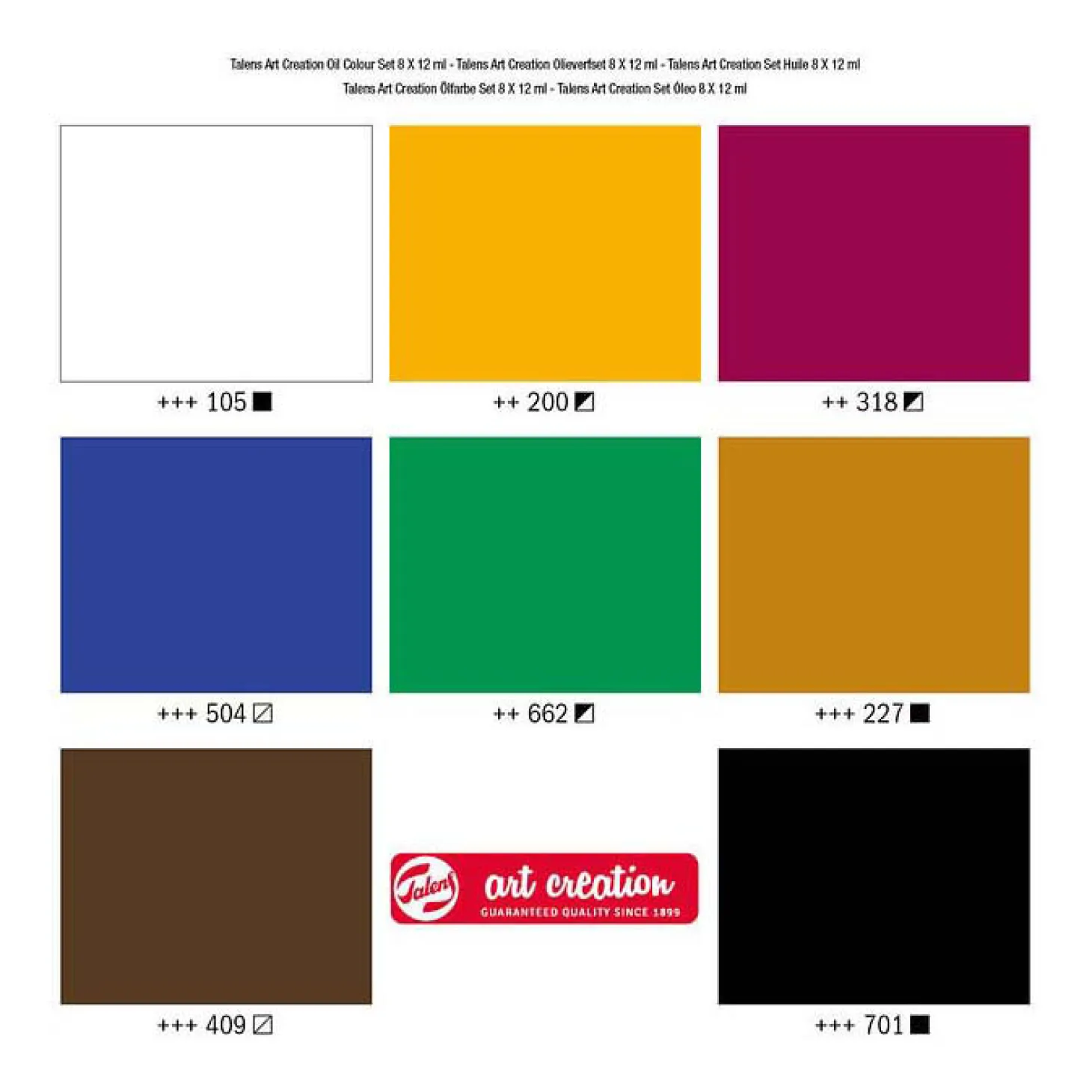 Talens Art Creation Olieverfset 8x12ml