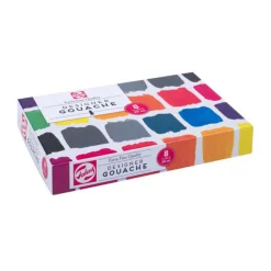 Talens Gouache Extra Fijn Mengset, 8x20ml Tubes