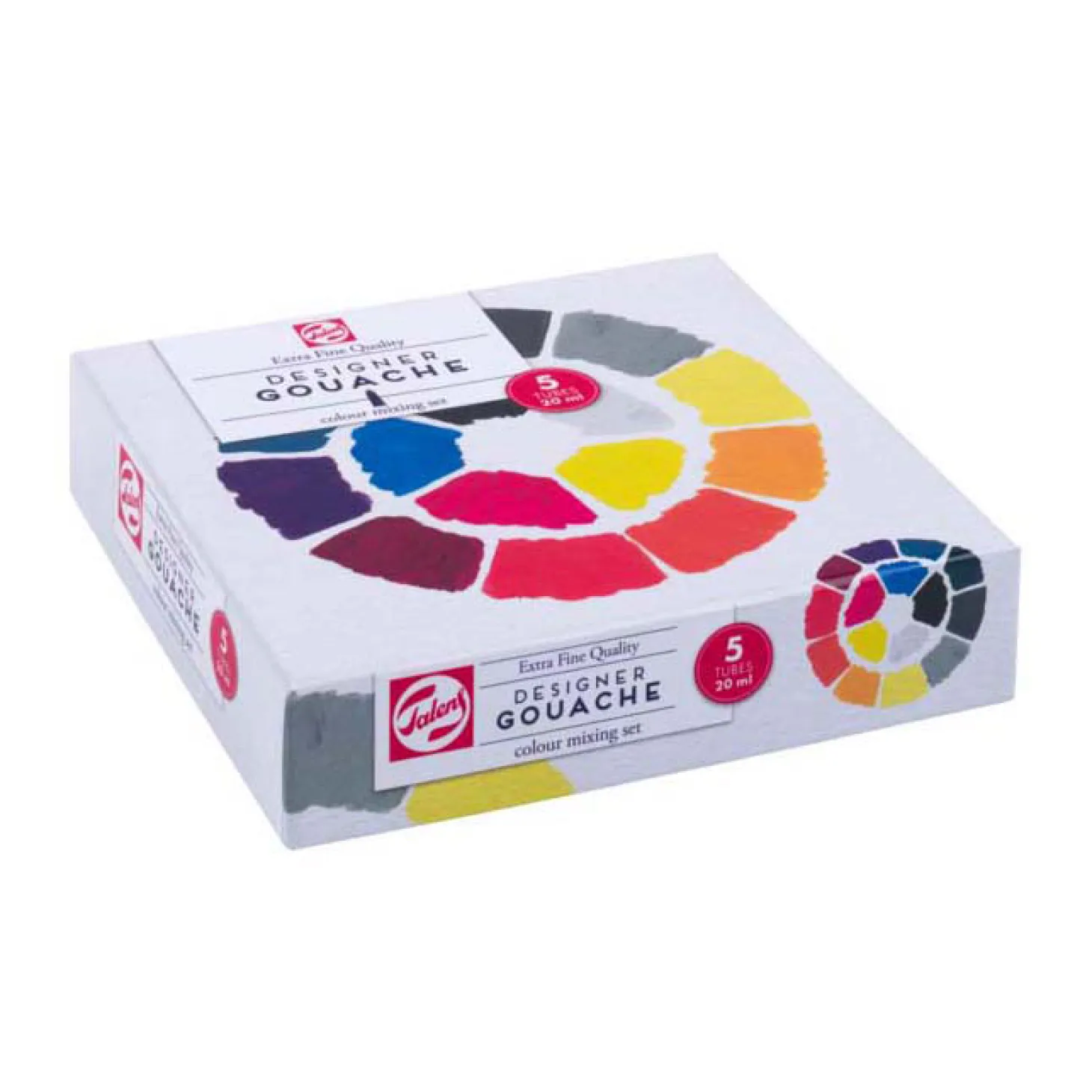 Talens Gouache Extra Fijn Mengset, 5x20ml Tubes