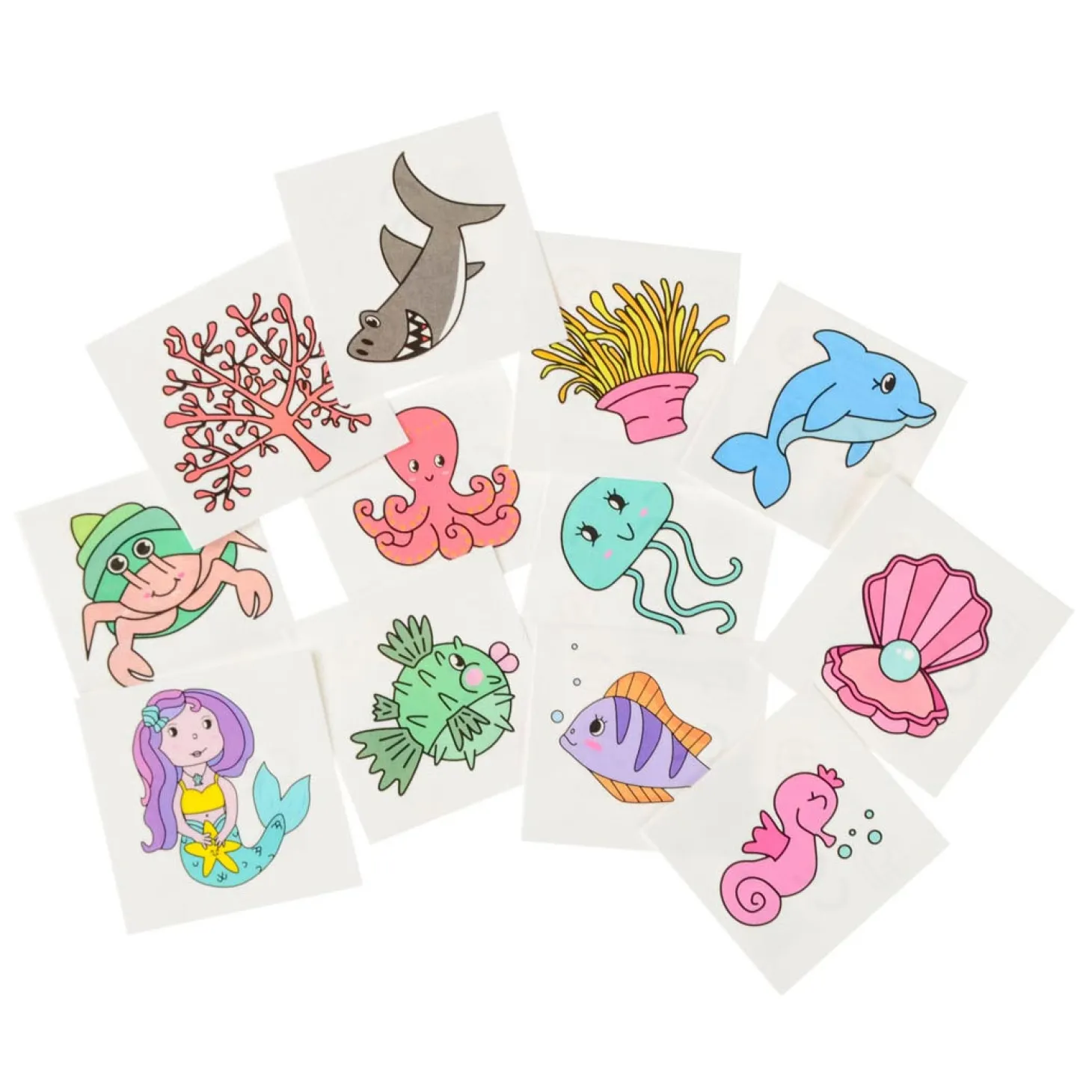 Tattoos Zeedieren, 12st.