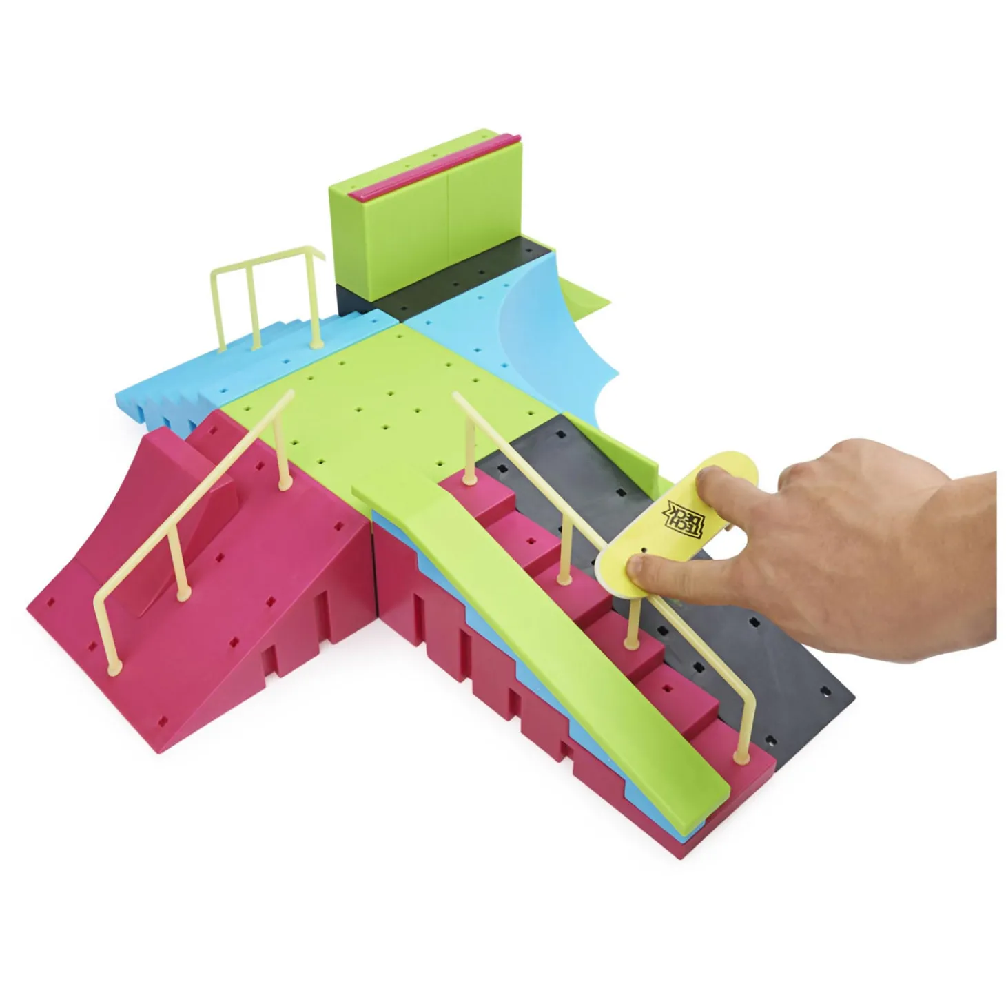 Tech Deck - Neon Mega Ramp Schansset