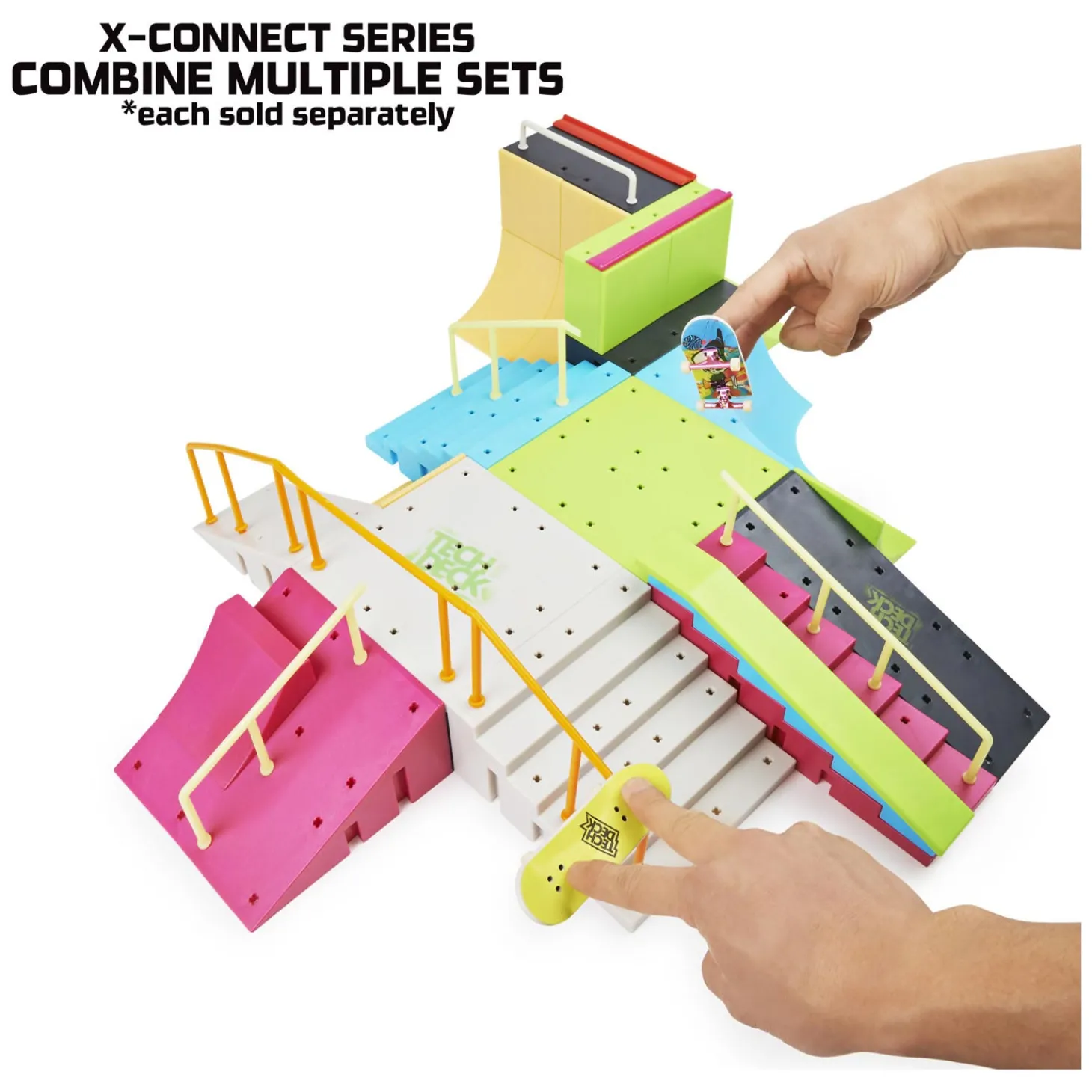 Tech Deck - Neon Mega Ramp Schansset