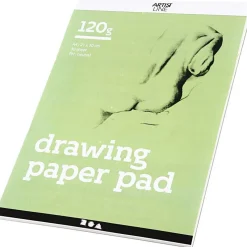 Tekenblok Wit A4 120gr, 30 Vellen