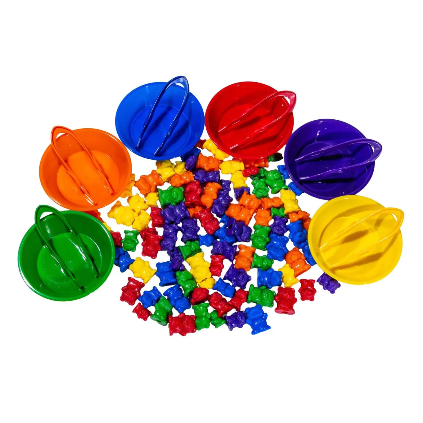 Tel- en Sorteerset met Beren - incl. 6 Bakjes