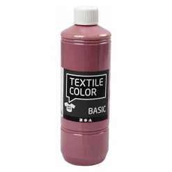 Textiel Color Verf - Donkerroze, 500ml