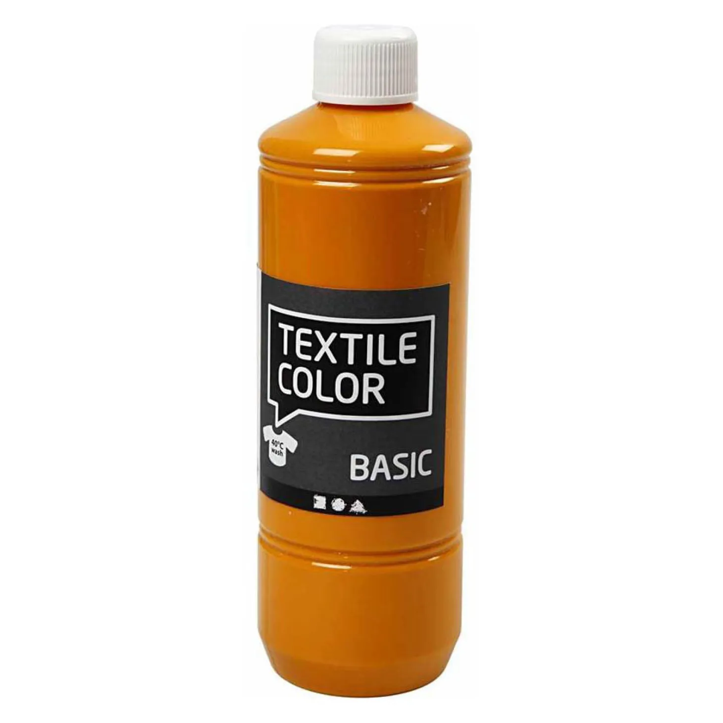Textiel Color Verf - Mosterd, 500ml