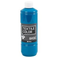 Textiel Color Verf - Turquoiseblauw, 500ml
