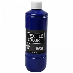 Textielverf - Primaire kleuren, 5x500ml
