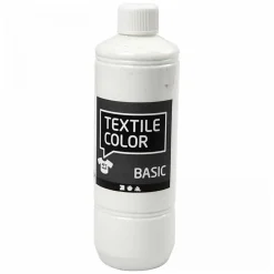 Textielverf - Primaire kleuren, 5x500ml