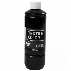 Textielverf - Primaire kleuren, 5x500ml