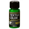 Textile Color Dekkende Textielverf - Neon Groen, 50ml