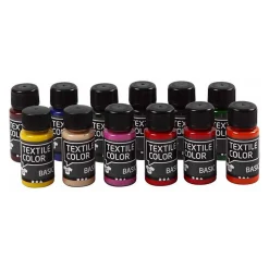 Textile Color Semi-dekkende Textielverf, 12x50ml