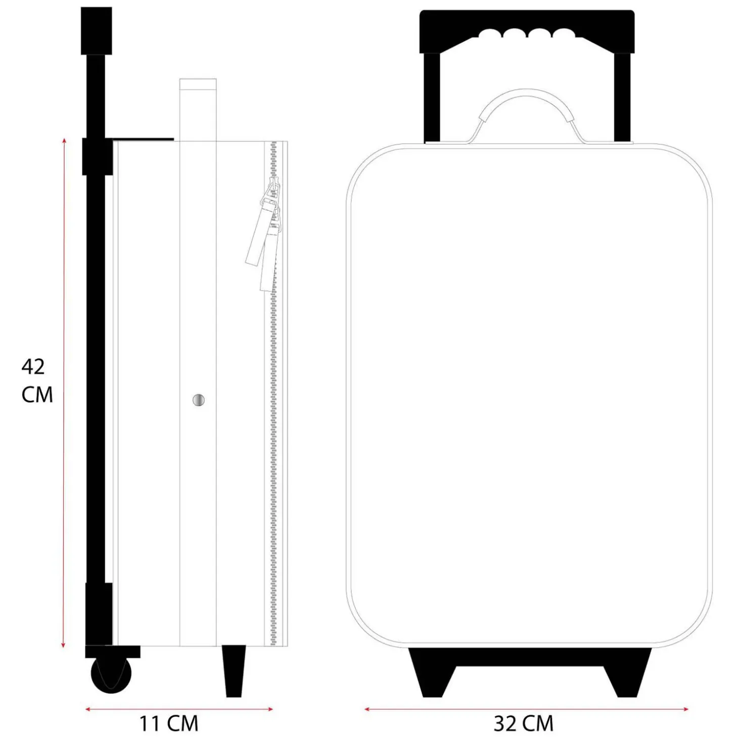 The Lion King (Simba) Trolley Koffer Made to Roll