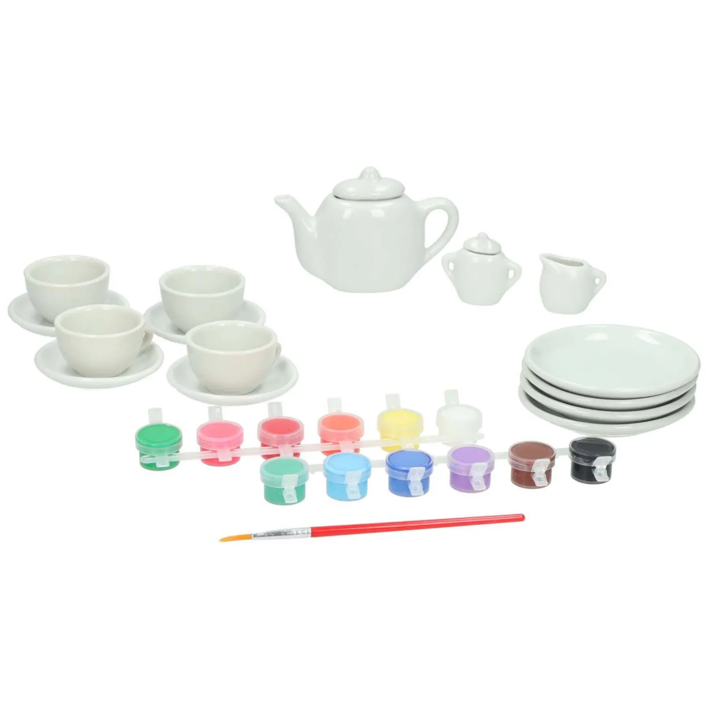 Theeset Schilderen Groot 17dlg.