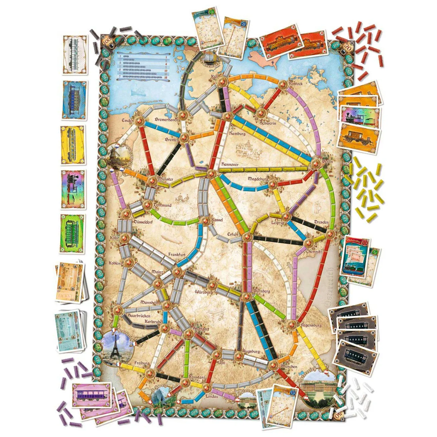 Ticket to Ride - Germany Bordspel