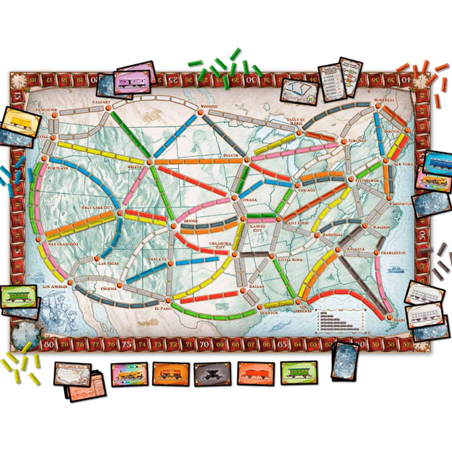 Ticket to Ride USA Bordspel