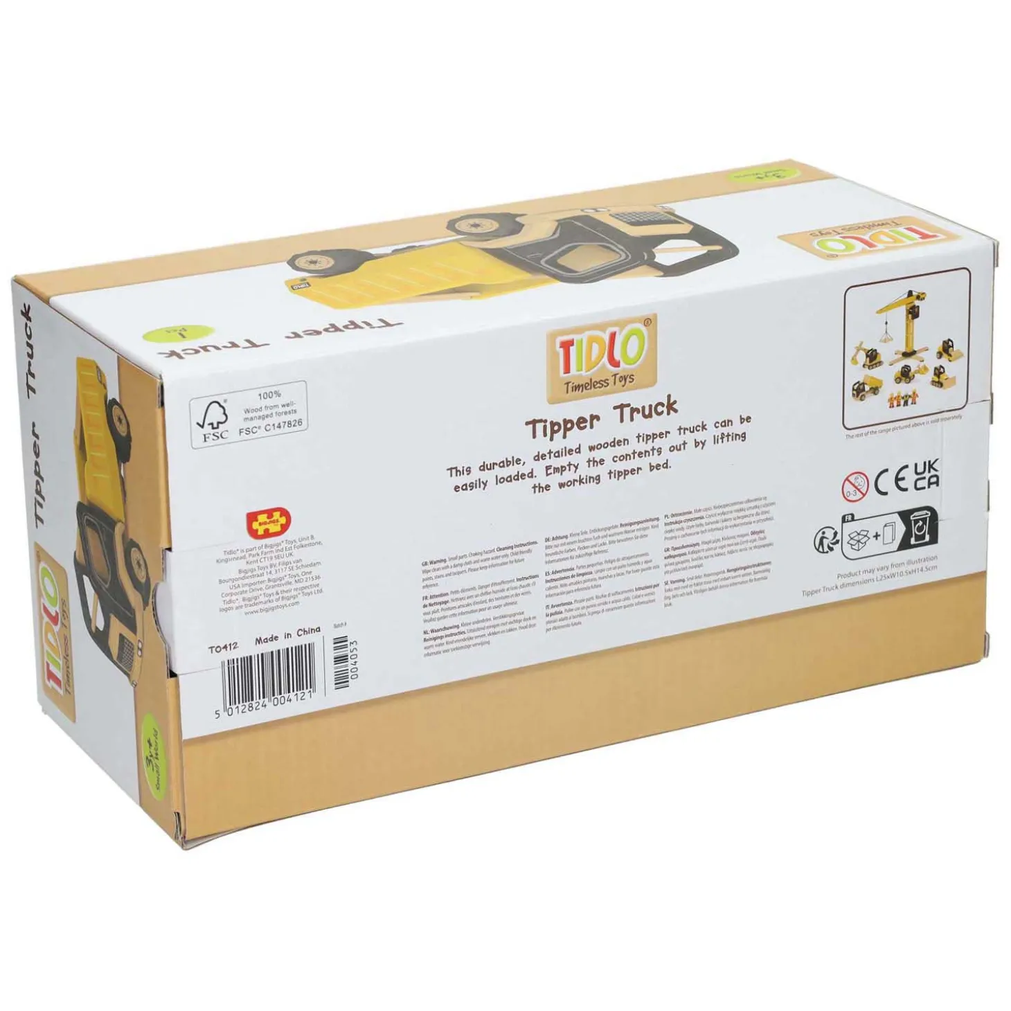 Tidlo Houten Kiepvrachtwagen