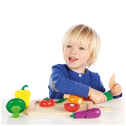 Tidlo Houten Snijgroenten Speelset, 20dlg.