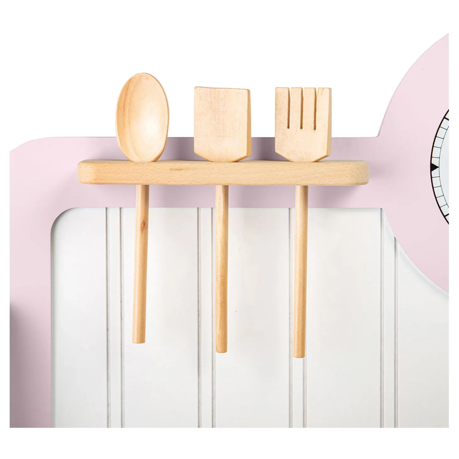 Tidlo Houten Speelkeuken Landelijk Roze, 7dlg.