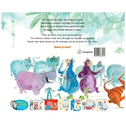 Tien olifanten op weg naar een dansfeest